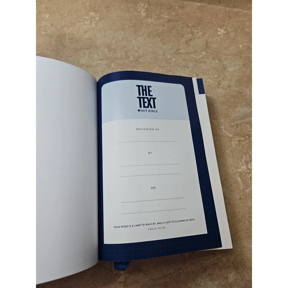 NET, The TEXT Bible, Hardcover, Comfort Print Wide Margins‎ Journaling Bible